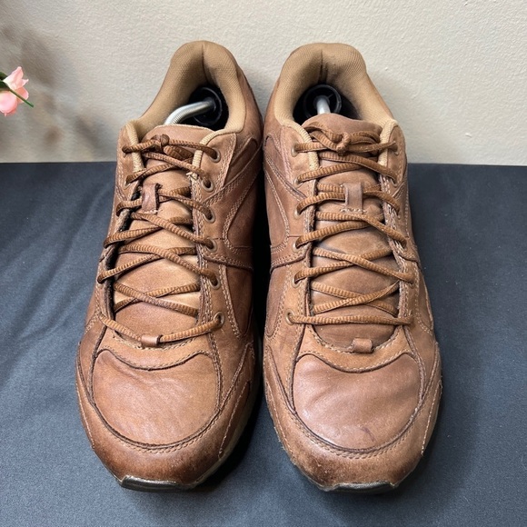 🌹 Merrell Meridian Dark Earth Leather Trail Hiking Sport Shoes Mens 10.5 Casual - Picture 5 of 16